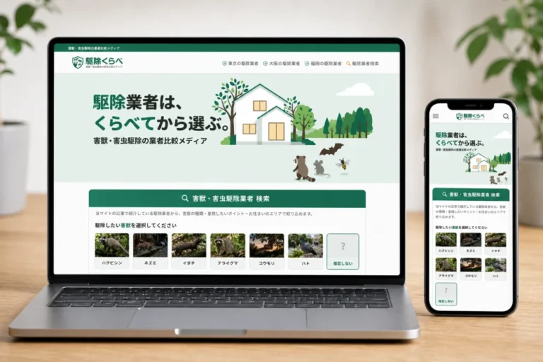 駆除くらべのサイトイメージ